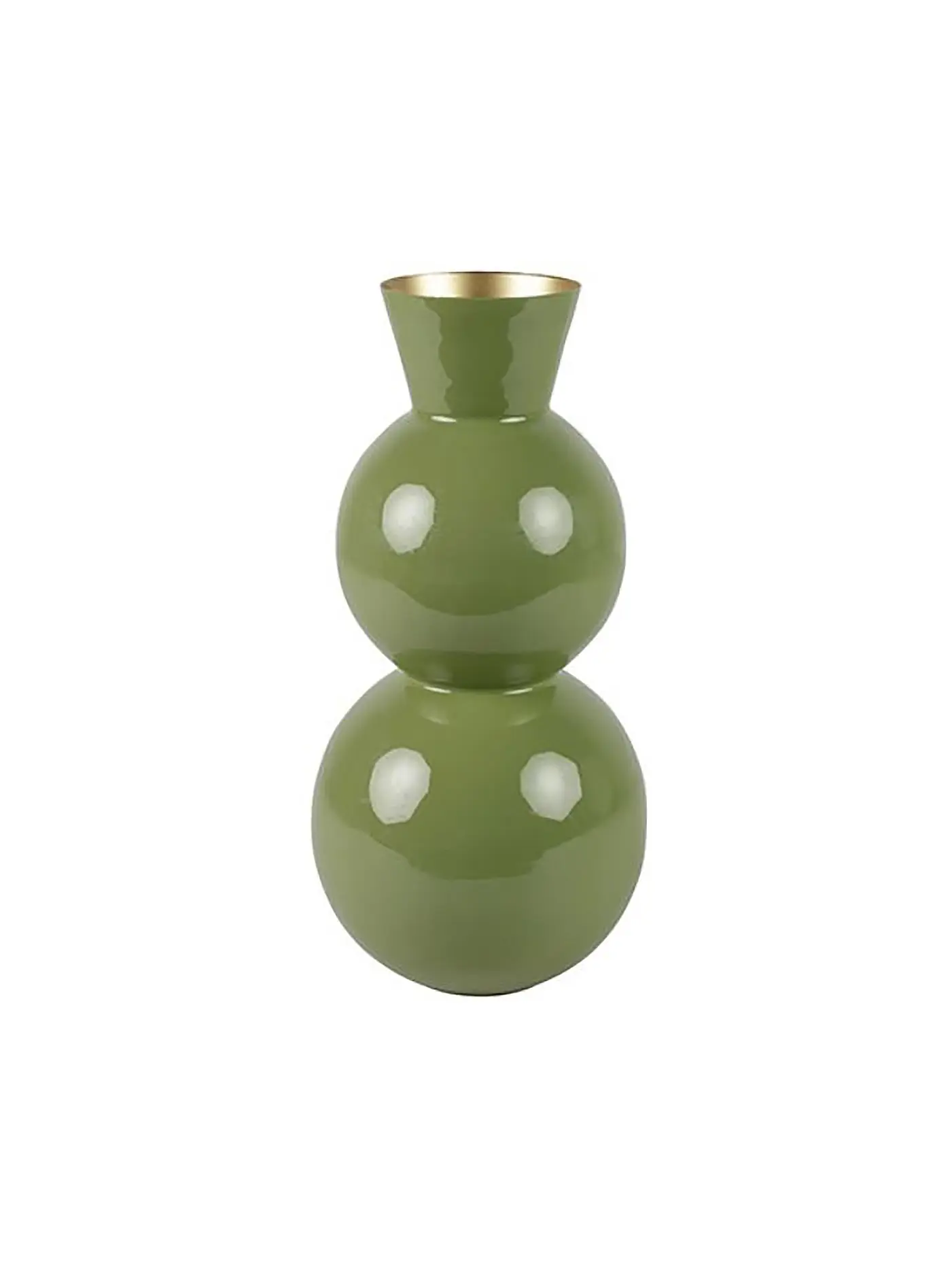 COUNTRYFIELD | Vase MARGOT 15x32cm Gelb | olive